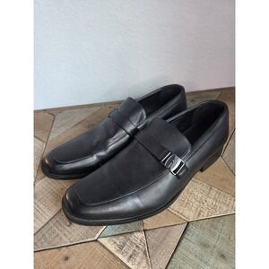 Perry Ellis Men's Size 11.5 Dalton Dress Shoes Black Portfolio